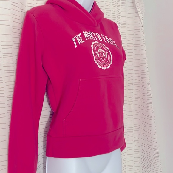 Hot pink North Face hoodie - Picture 1 of 8